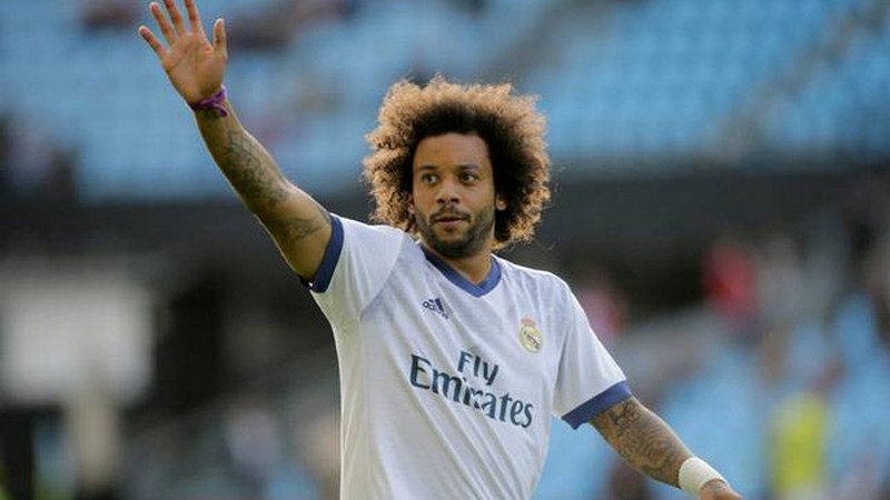 Marcelo với mái tóc đặc trưng của mình đã làm khuynh đảo bóng đá thế giới